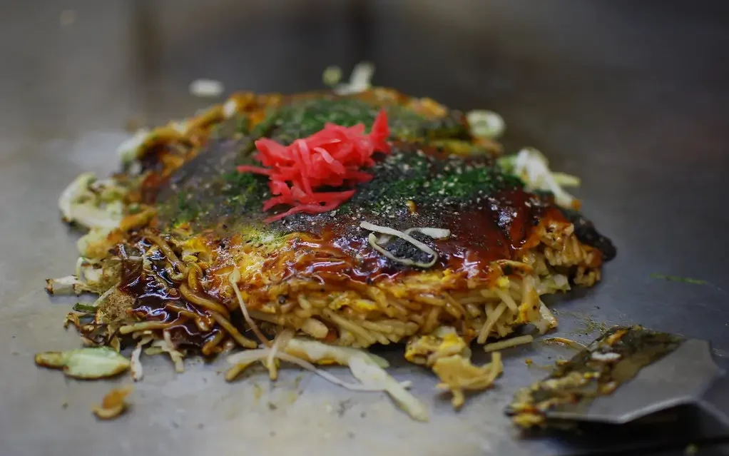 Hiroshima style okonomiyaki